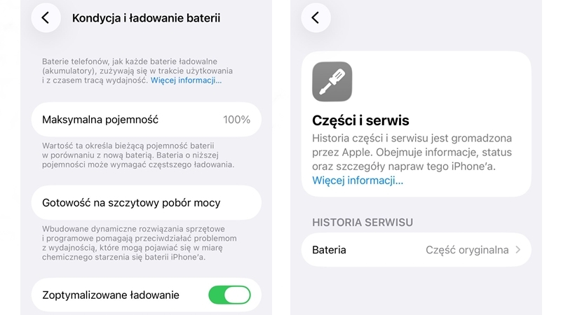Co się zmieni w iPhone po wymianie baterii?