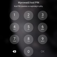 Odblokowanie urządzenia / usunięcie wzoru blokady kodu pin w Huawei